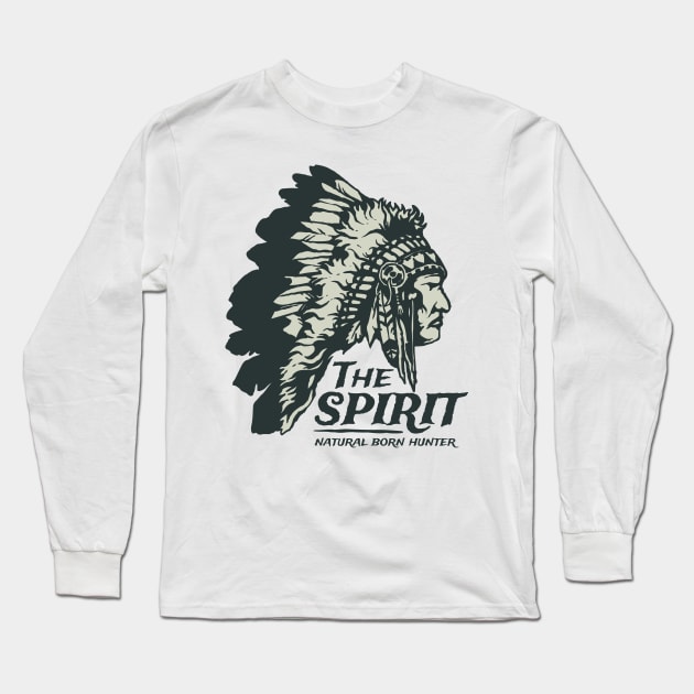 Natural Born Hunter Long Sleeve T-Shirt by p308nx